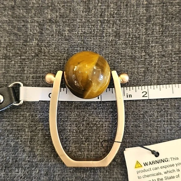 NWT Kim Seybert set of 4 tiger eye napkin ring - Picture 15 of 15